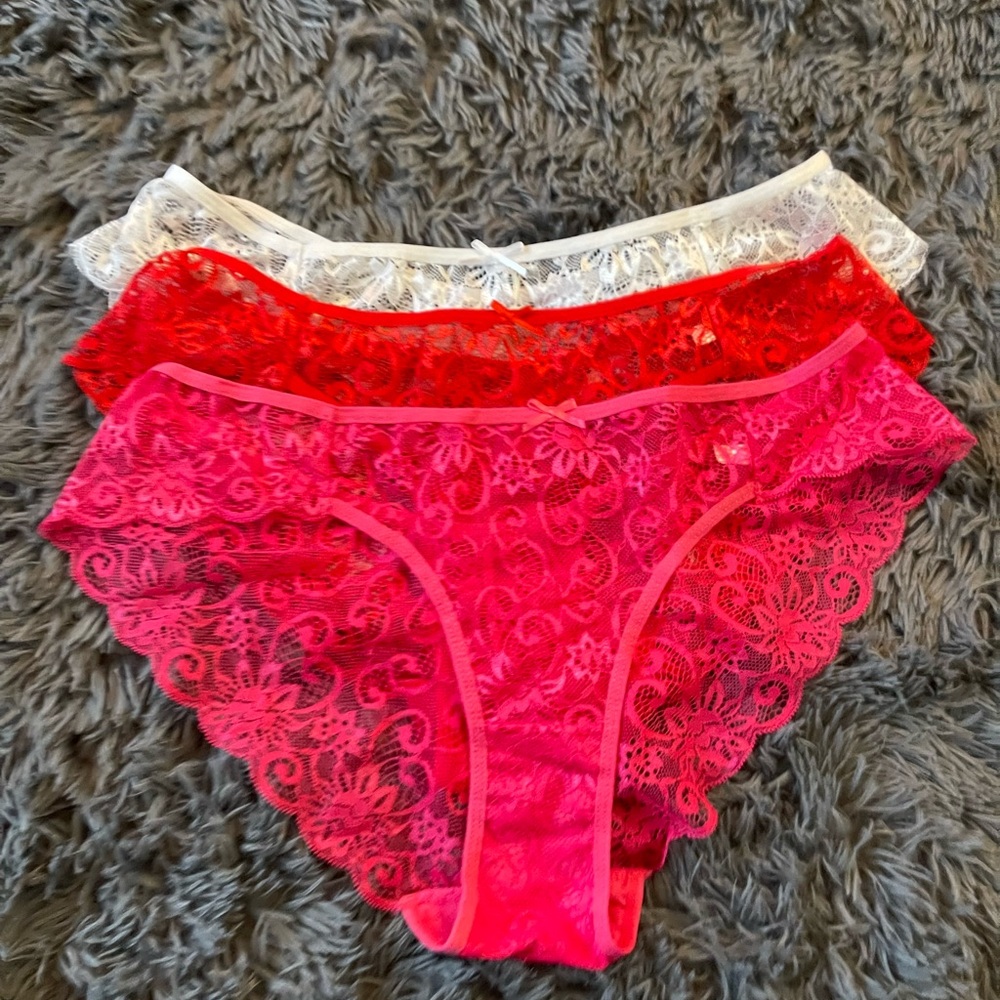 NWOT 3 Pack Invisible Seamless Bikini Lace Underwear-Size 3XL
